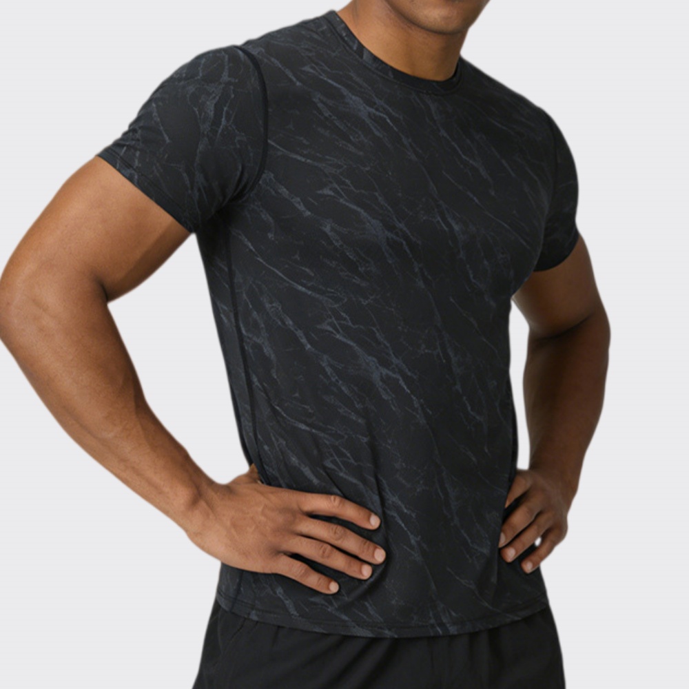 Sports Equipment Manufacturers - T-shirt fitness estiva da uomo ad