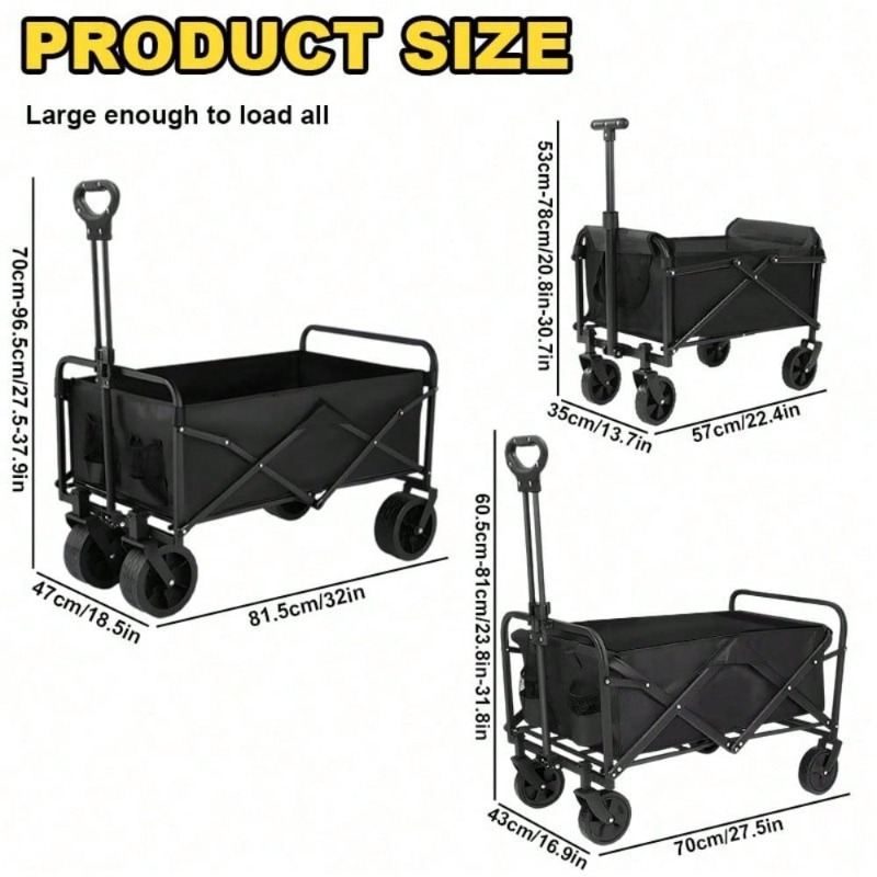 Carrello pieghevole completame - Sports Equipment Cart recensione e prezzo