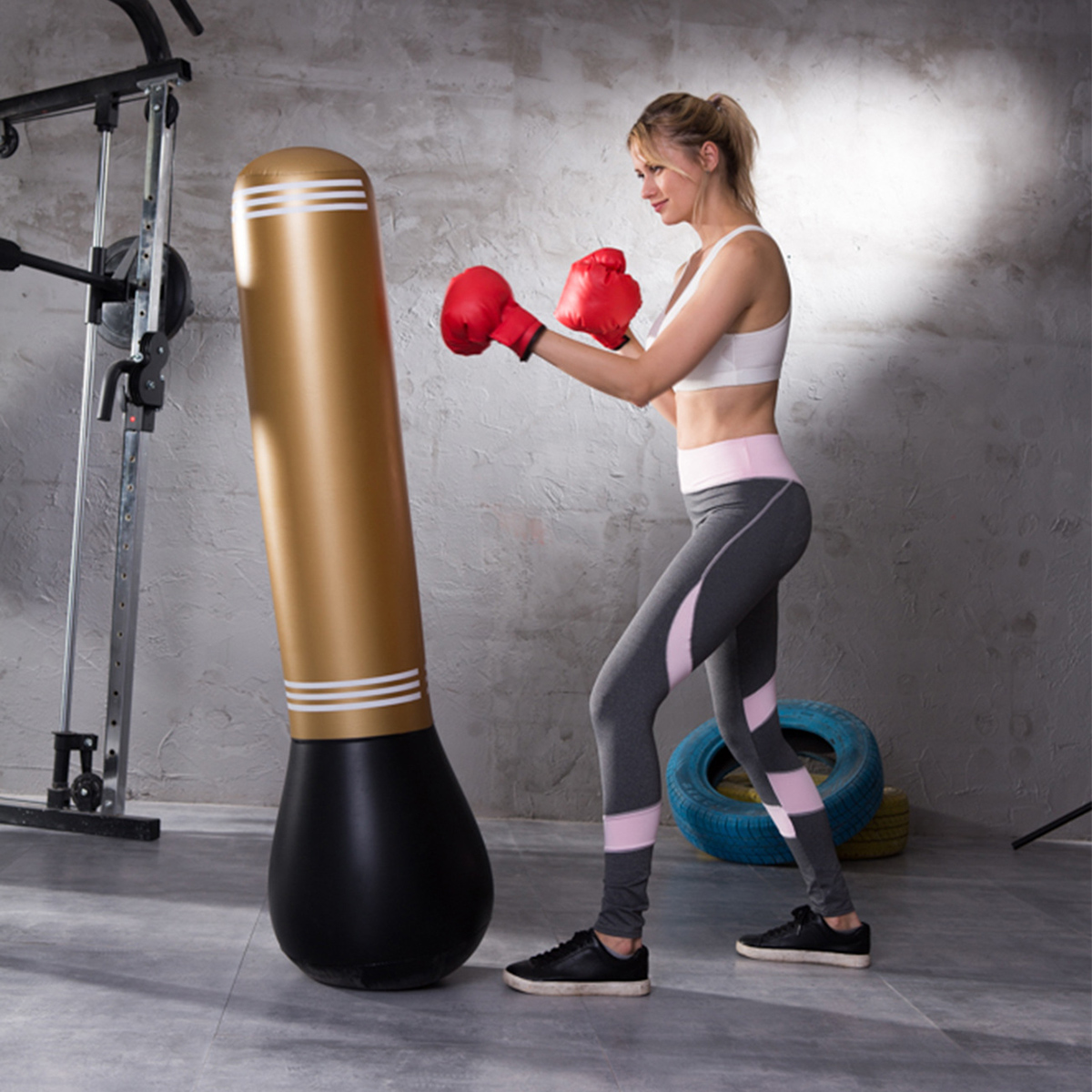 Sacco da boxe gonfiabile per c - Sports Equipment Stores recensione e prezzo