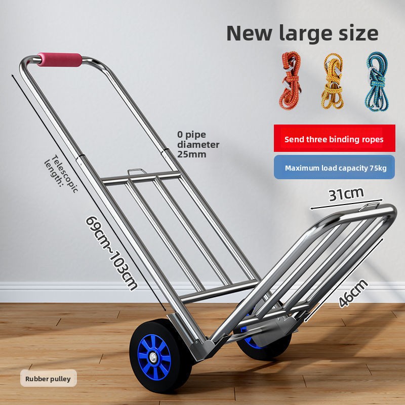 Carrello tirato a mano Pieghev - Sports Equipment Cart recensione e prezzo